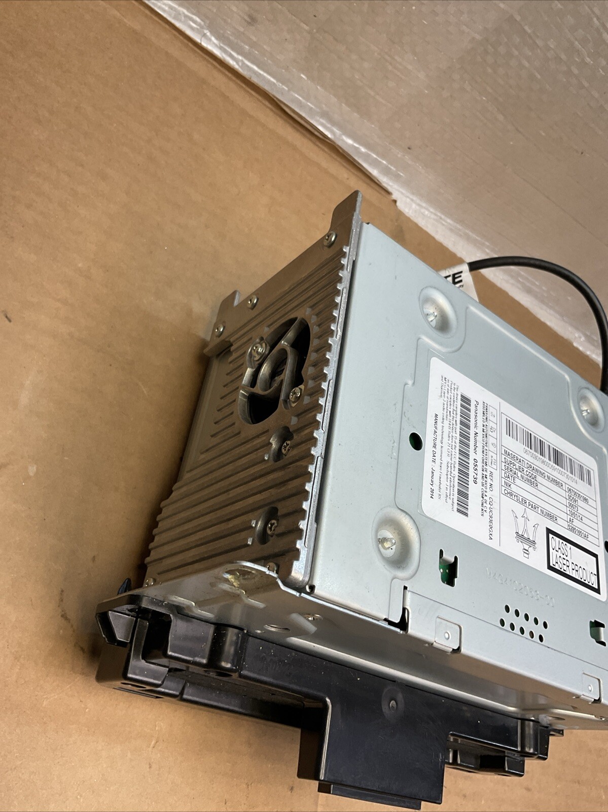 2014-2017 MASERATI QUATTROPORTE RADIO CD CHANGER PLAYER 06700301980 OEM