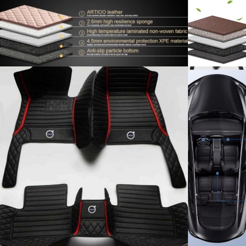 For Volvo S40 S60 S70 S80 S90 Car Floor Mats Waterproof Custom Luxury Carpets - Picture 4 of 28