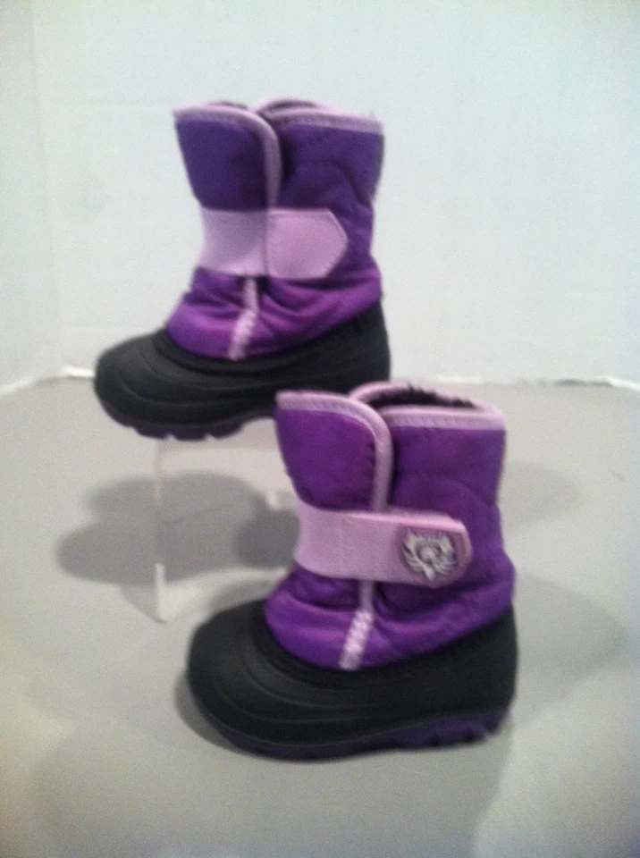 Kid's 5 Purple Kamik Boots - Image 3 of 4