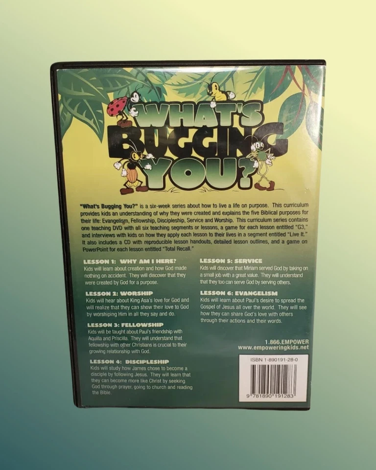 What's Bugging You? DVD & CD of Christian Teachings for Elementary Aged Children - Image 2 of 2