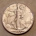 1939 S Walking Liberty Half Dollar cd -