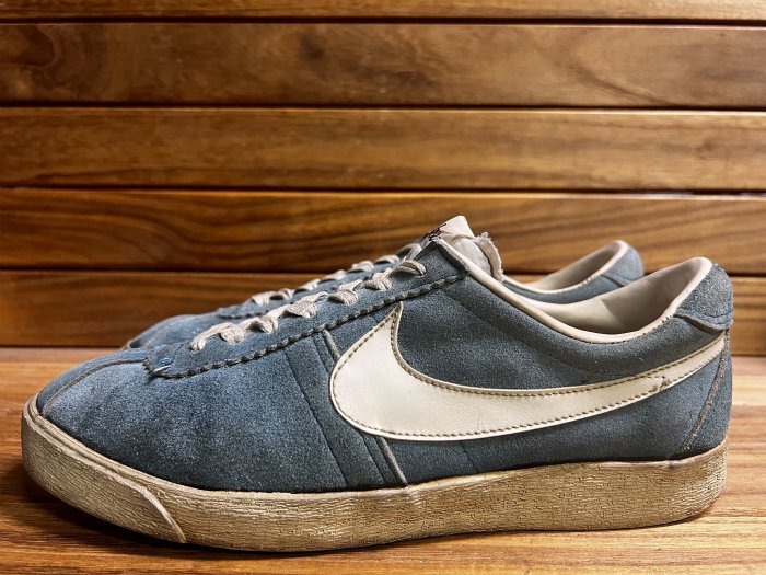 Vintage 70's Nike Bruin Suede Low Blue Made in Taiwan Vintage 70's Nike Bruin Suede Low Blue Made in Taiwan