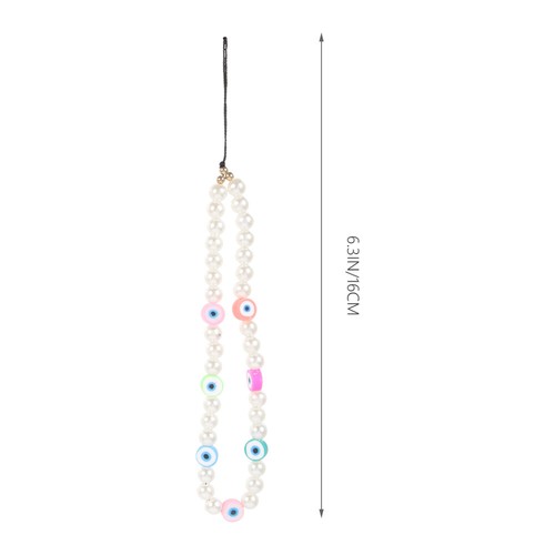5 Pcs Mobile Phone Lanyard Pearl Chain Cellphone Charm Strap Beaded - 第 6/12 張圖片