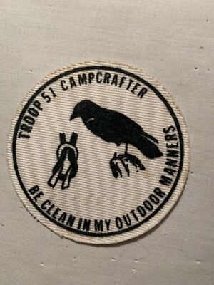 1950's  Anthony Wayne Area Council Troop 51 Campcrafter Outdoor Code Boy Scout A