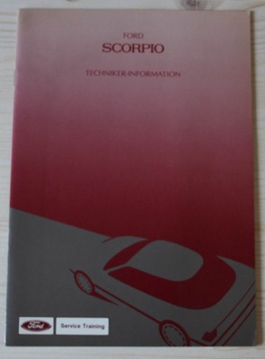 Ford Scorpio Techniker Information 1985 zur Produktschulung