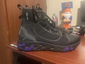 nike react ianga triple black