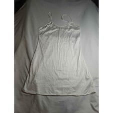 Vassarette White Satin Full Slip Adjustable Straps Womens Size 36/42
