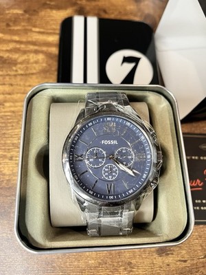 Fossil BQ1126IE Flynn Chronograph Smoke Stainless Steel Watch
