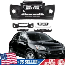 Front Bumper Cover Fascia & Grille Assembly Kit Fits 2013-2016 Chevrolet Trax