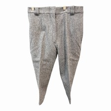 Vintage Grey Woolrich Women  s Hunting/Golf Wool Pants Adjust Leg Cuff Sz 8