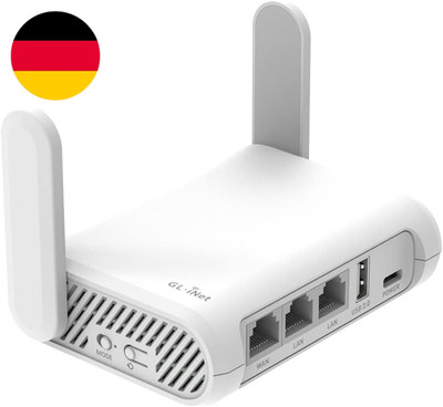 Gl.Inet GL-SFT1200 (Opal) Mobile Reise-Router, AC1200 Wifi Router, VPN Mobiler W