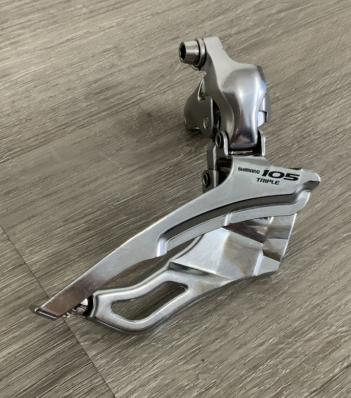 SHIMANO 105 FRONT DERAILLEUR TRIPLE CLAMP-ON 31.8 MM MODEL 5