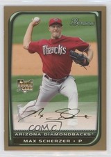 2008 Bowman Draft Gold Max Scherzer #BDP33 06ws