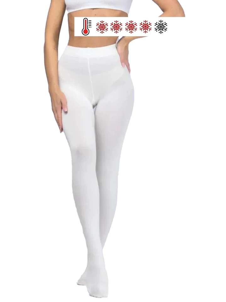 🔥 ST06 Warme Thermo-Strumpfhose Innenfleece - Größe 34-38 - 580D - Damen  🔥 - Bild 2 von 2