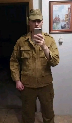 Old Soviet Russian Army Jacket Cap Camo Afganka Combat VdV GRU Spetcnaz M 46-4 - Picture 8 of 17