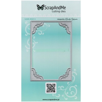 SCRAPANDME Stanzform Präge Stanzschablone Cutting Die Fotorahmen 10x15cm INS013