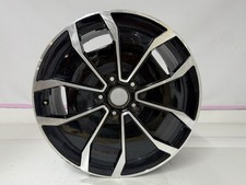 Genuine Porsche Taycan Turbo Aero Design Front Black Diamond Cut Alloy Wheel 9J