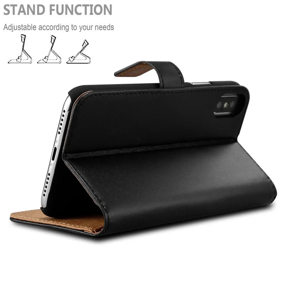 Case For HTC ONE M8 - Leather Wallet Stand Slim Phone Kick Stand Case Cover - Image 4 of 4