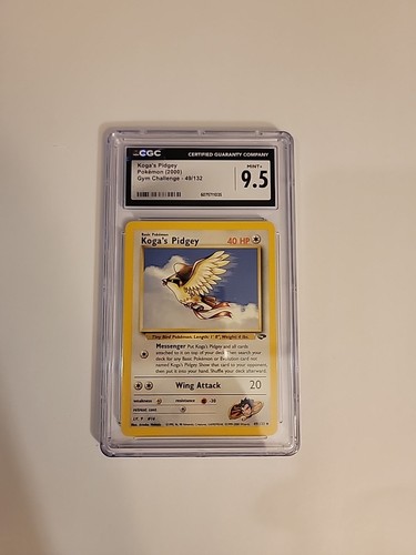 Koga's Pidgey (Unlimited) graded CGC 9.5 for sale on eBay
