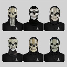 Rubber Skull Mask Adult Full Face Creepy Halloween Costume Cosplay Role Play