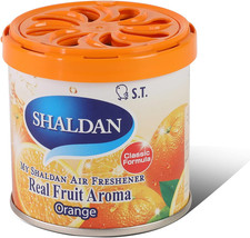 My Shaldan Japanese Roomcar Limonene Gel Natural Air Freshener Cans Orange Sc