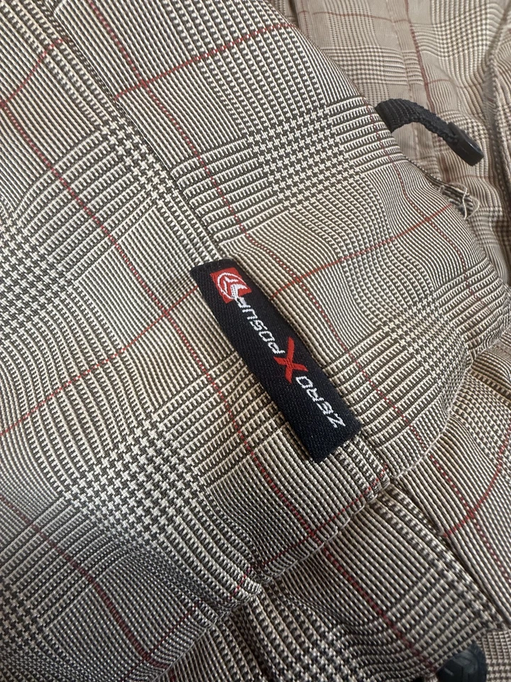 Chaqueta ZeroXposur Para Hombre Grande Aislada a Cuadros Abrigo de Invierno Cremallera Completa Con Capucha Foto 4 de 4