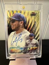 2024 Topps Finest Future So Bright Francisco Alvarez Auto 1/1 Superfractor  Mets