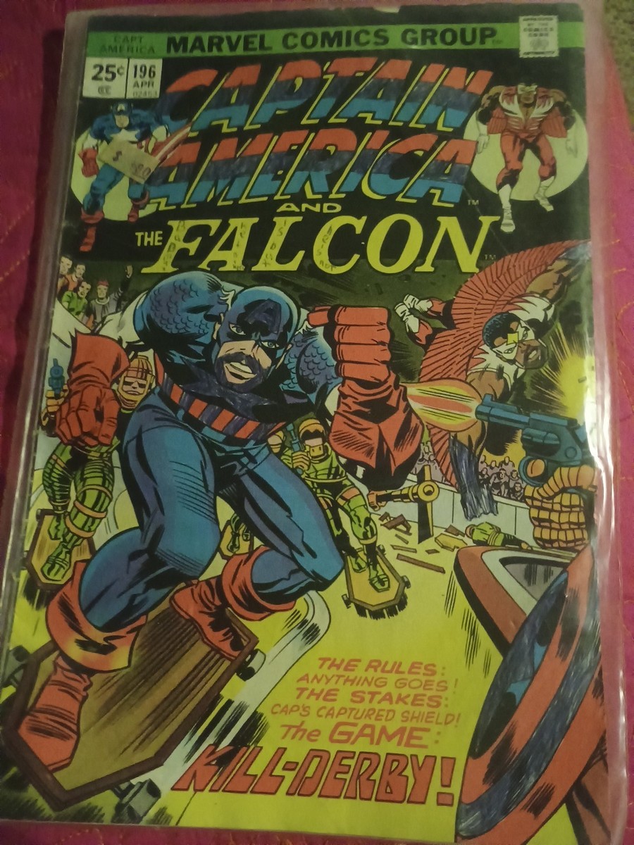 Captain America #196 25 Cent Variant (Marvel Comics April 1976