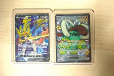 Pokemon Lot Fort-Ivoire EX Shiny Promo 072 + Zacian V Full Art 195/202 FR