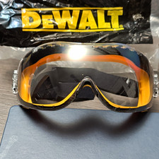 DEWALT DPG82 Safety Goggles Clear Lens Yellow/Black Frame Adjustable Strap
