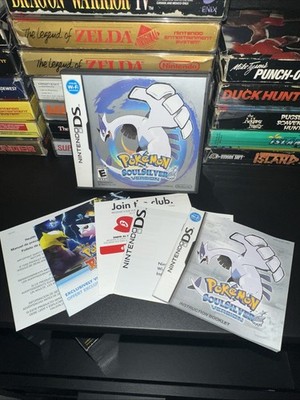 Pokemon: SoulSilver Version (Nintendo) - CIB - Tested Working! Cart Damage!