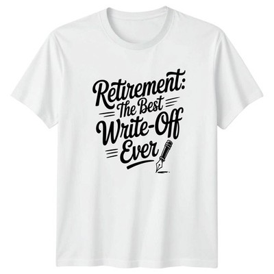 Ruhestand die beste Abschreibung T-Shirt Buchhalter Ruhestand Geschenk für Sie und Ihn