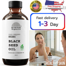 Organic Black Seed Oil Cold Pressed Liquid Black Seed Oil Organic 8 fl oz