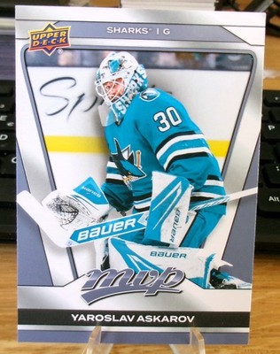 2025-26 UD MVP - Base - Yaroslav Askarov - San Jose Sharks #72