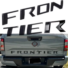 Gloss Black Letters Fits For NISSAN FRONTIER 2022 2023 2024 2025 Tailgate Insert