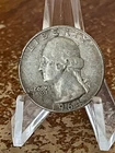 1964-D Washington SILVER Quarter Denver Mint USA Collector Coin 90% Ag # RJ189