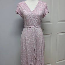 Nine West Pink/White Dress Size S