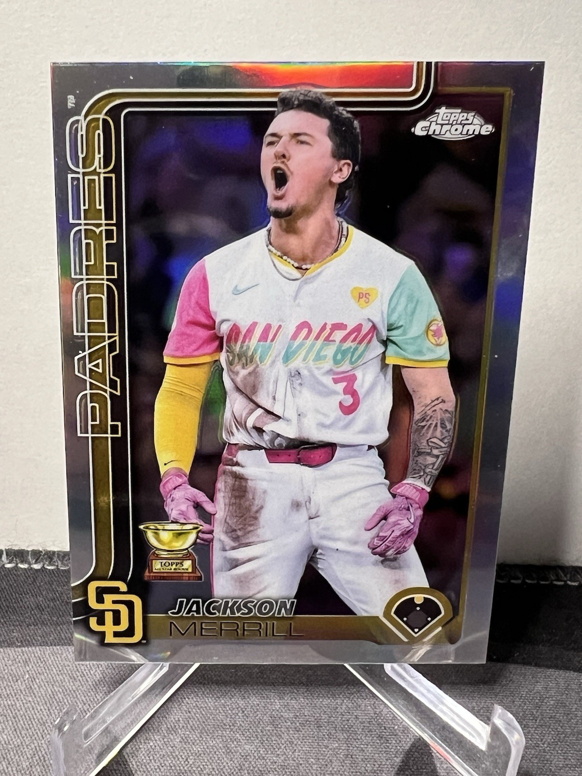 2025 Topps Chrome - Jackson Merrill #61 Refractor