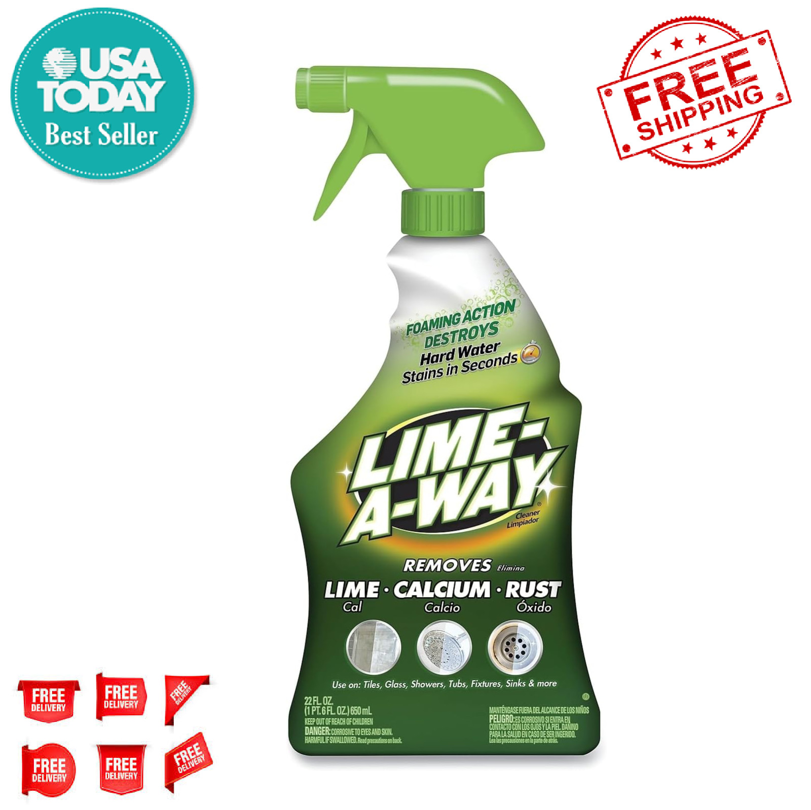 Lime A Way Lime Away Thick Gel Formula Toilet Bowl Cleaner 22 Fluid Ounce