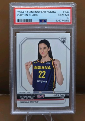 #ad #ad 2024 Panini Instant WNBA Caitlin Clark #247 26980 PSA 10 RC $72.99