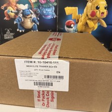 Pokemon TCG ME05 PITCH BLACK 10 BOX ELITE TRAINER CASE Sealed IN HAND ETB