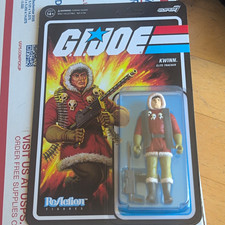 Super7 G.I. Joe ReAction Figures Kwinn Elite Tracker Action Figure 14  w  Rifle