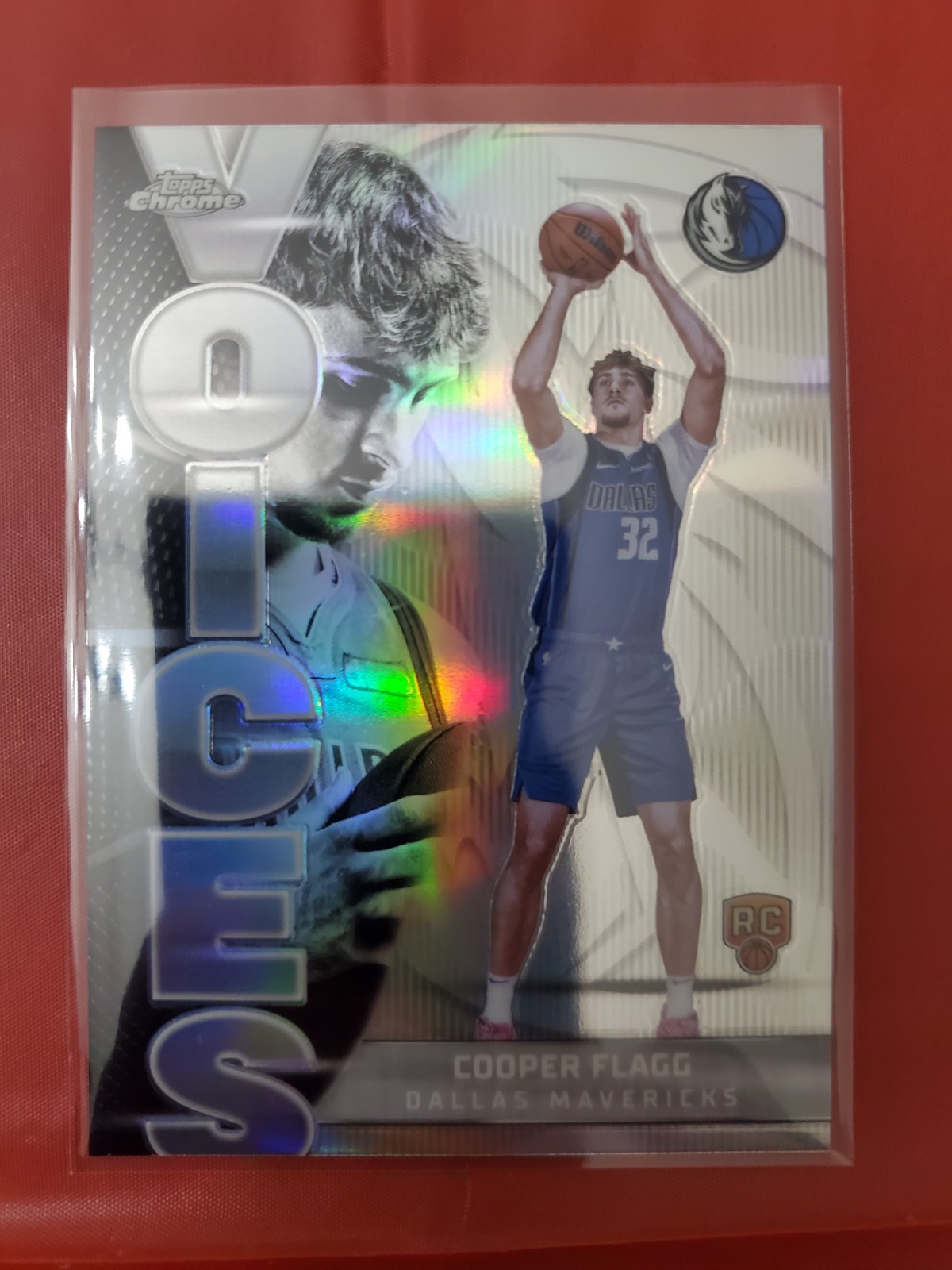 2025 Topps Chrome Cooper Flagg Voices Refractor