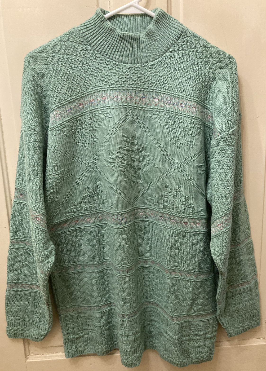Basic Editions Pull-On Sweater M Knitted Pattern M - image 1
