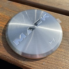 Vintage Mack Truck Steering Wheel Horn Button Cover Cap Chrome Spellout New 4