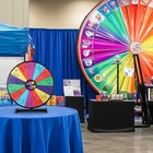 24" Upgraded Editable Color Prize Wheel Fortune Spinning Game Tabletop — photo 3