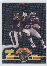 1998 Topps Stadium Club Double Threat Michael Jackson Patrick Johnson #DT8 0w8