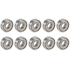 10 pcs. bearings miniature deep groove bearings 608 ZZ 8 x 22 x 7mm8682