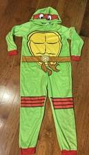 Teenage Mutant Ninja Turtles Onesy Hooded Pajamas Size XXL Raphael Nickelodeon