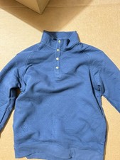 Goodfellow  Co Men's Pullover Sweatshirts Diamond Quilted Pattern Snap Medium